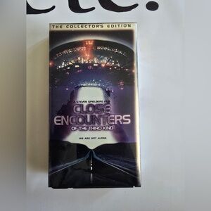 Close Encounters of the Third Kind VHS tape Steven Spielberg 1980 Collector's Ed